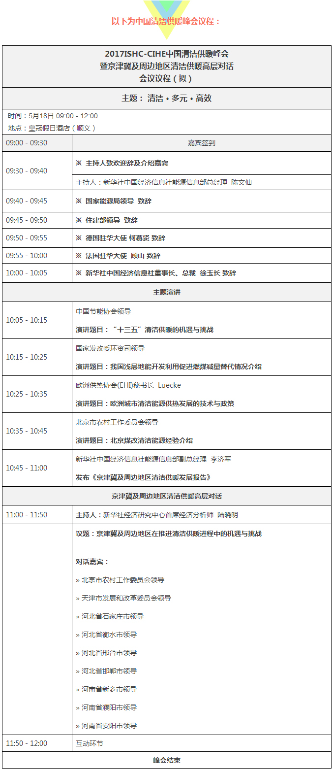 重磅！5月18日，中国清洁供暖峰会强势来袭